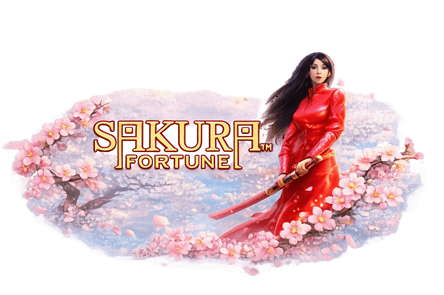 Sakura Fortune japoński slot z kwiatami wiśni i wojowniczką w roli głównej